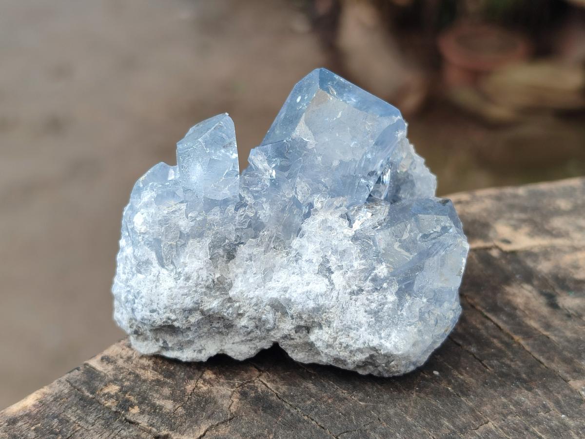 Natural Blue Celestite Specimens x 16 From Sakoany, Madagascar - Toprock Gemstones and Minerals 
