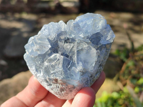 Natural Blue Celestite Specimens x 16 From Sakoany, Madagascar - Toprock Gemstones and Minerals 