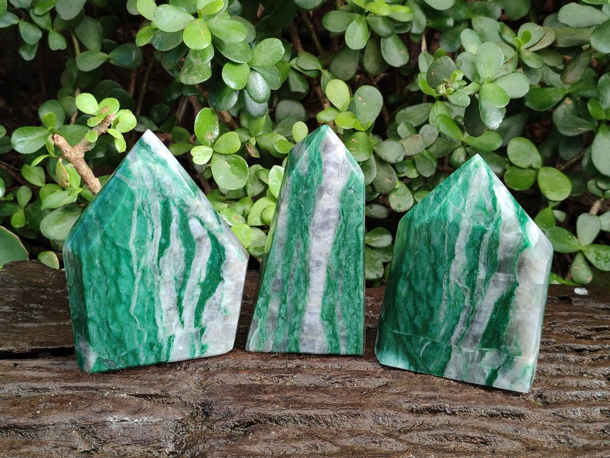 Polished Buddstone Display Crystals x 3 From Swaziland - Toprock Gemstones and Minerals 