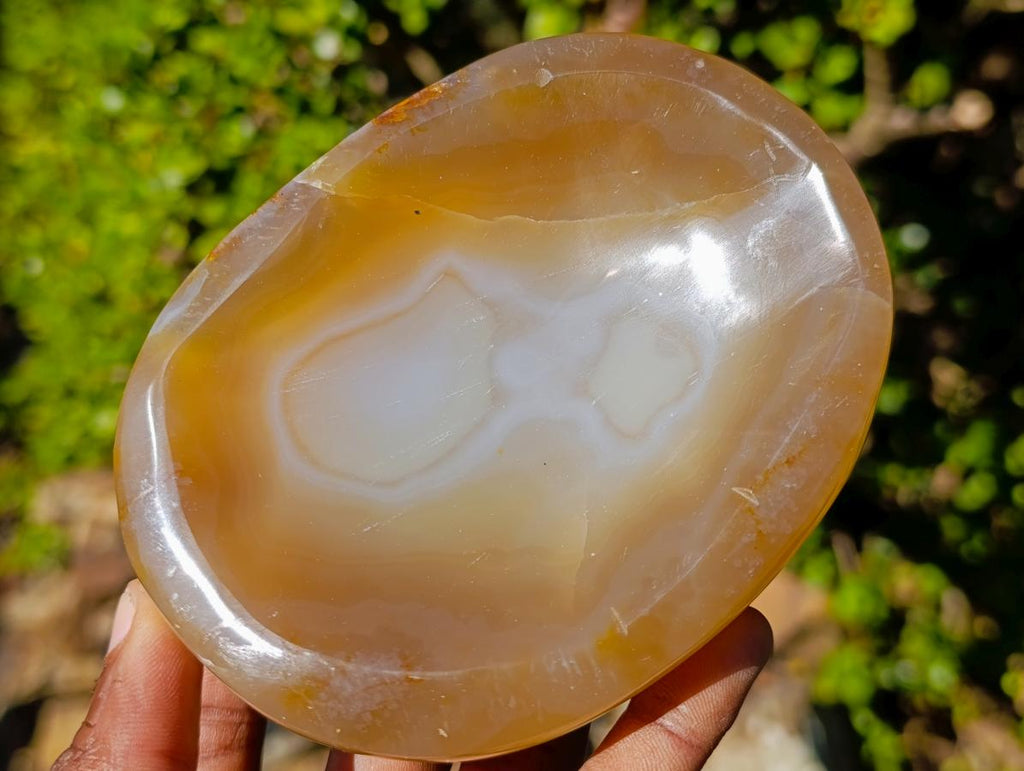 Polished Banded Agate Bowls x 3 From Madagascar - Toprock Gemstones and Minerals 