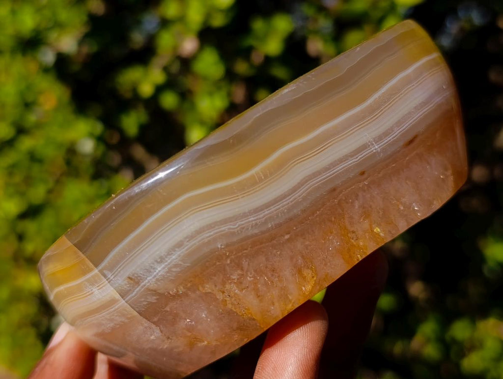 Polished Banded Agate Bowls x 3 From Madagascar - Toprock Gemstones and Minerals 