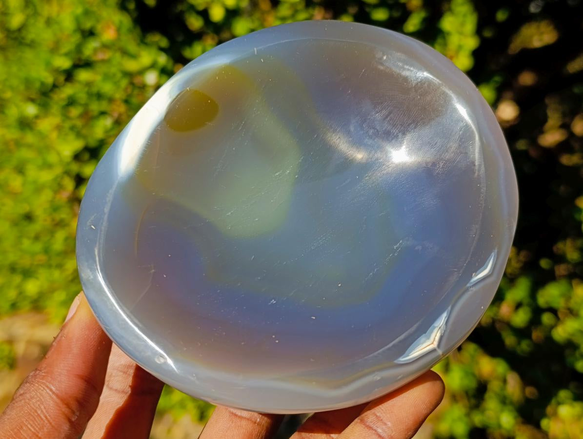 Polished Banded Agate Bowls x 3 From Madagascar - Toprock Gemstones and Minerals 
