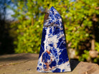 Polished Sodalite Display Crystals x 3 From Kunene River, Namibia - Toprock Gemstones and Minerals 