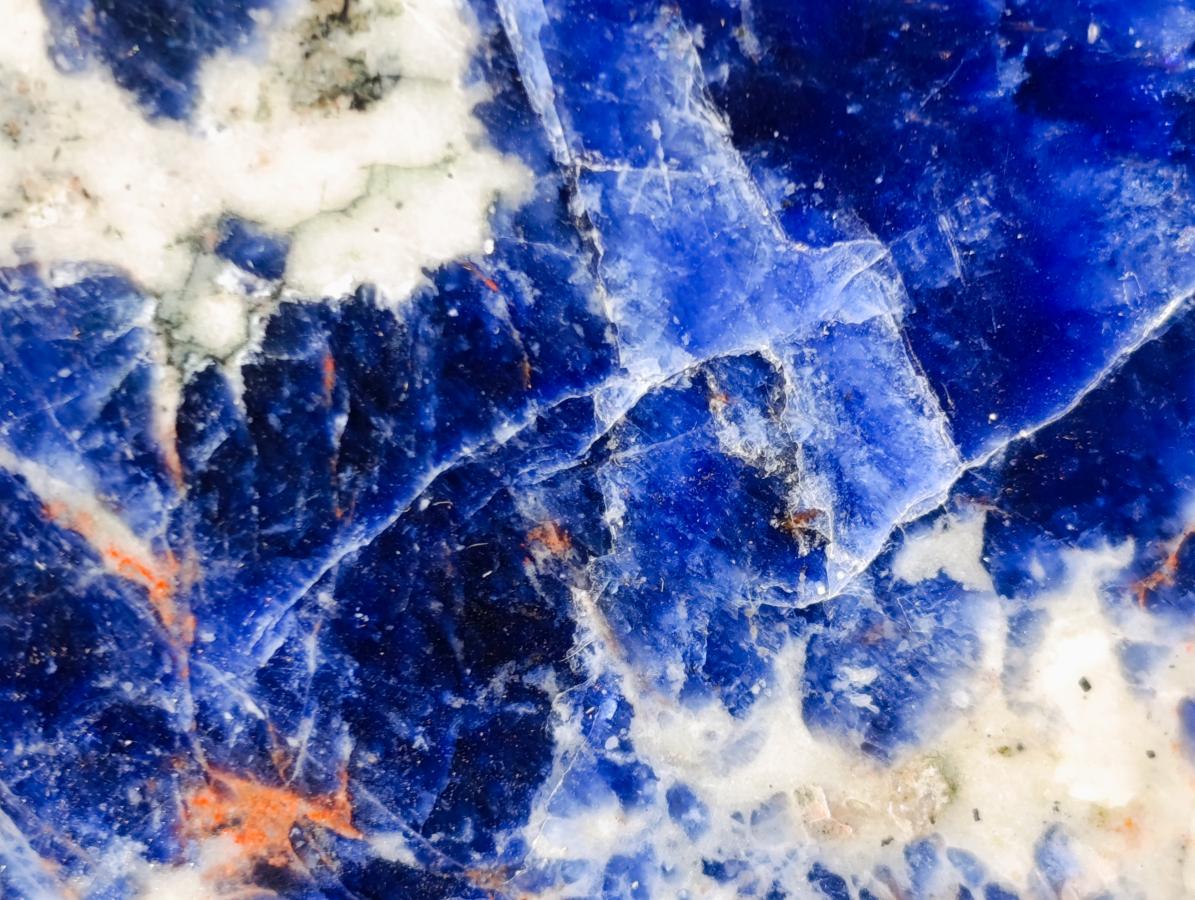 Polished Sodalite Display Crystals x 3 From Kunene River, Namibia - Toprock Gemstones and Minerals 