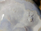 Polished Blue Lace Agate Standing Display Pieces x 6 From Nsanje, Malawi - Toprock Gemstones and Minerals 