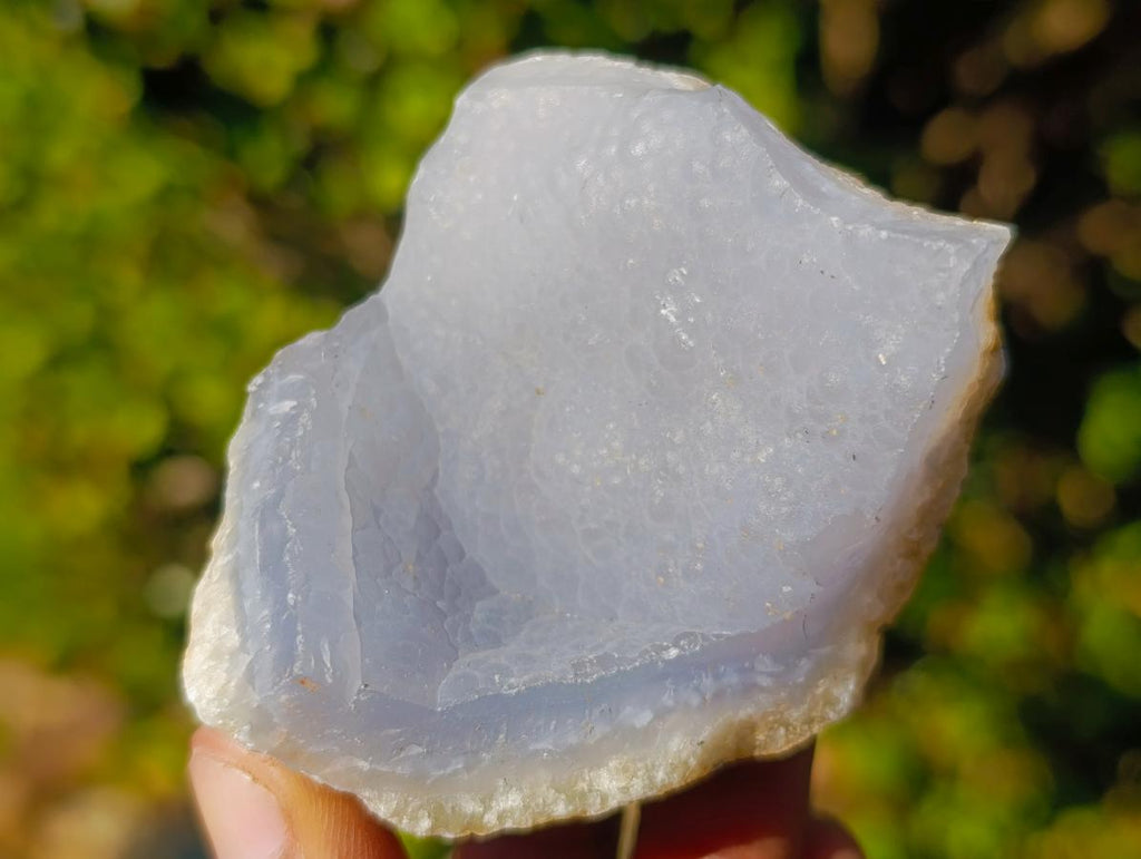 Natural Small Blue Lace Agate Specimens x 24 From Nsanje, Malawi - Toprock Gemstones and Minerals 