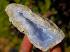 Natural Small Blue Lace Agate Specimens x 24 From Nsanje, Malawi - Toprock Gemstones and Minerals 