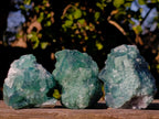 Natural Green Cubic Fluorite Specimens x 16 From Mandrosonoro, Madagascar - Toprock Gemstones and Minerals 