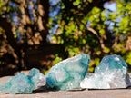 Natural Green Cubic Fluorite Specimens x 16 From Mandrosonoro, Madagascar - Toprock Gemstones and Minerals 