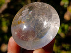 Polished Clear Quartz Palm Stones x 12 From Madagascar - Toprock Gemstones and Minerals 