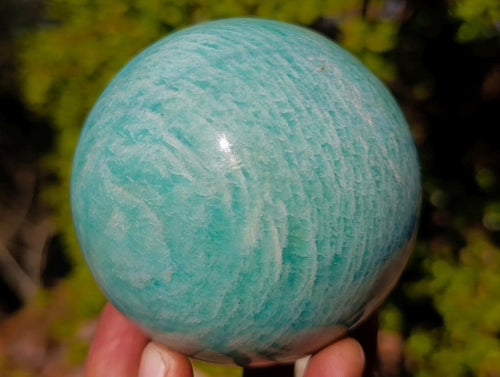 Polished Amazonite Spheres x 2 From Madagascar - Toprock Gemstones and Minerals 