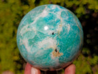 Polished Amazonite Spheres x 2 From Madagascar - Toprock Gemstones and Minerals 
