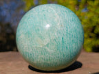 Polished Amazonite Spheres x 2 From Madagascar - Toprock Gemstones and Minerals 