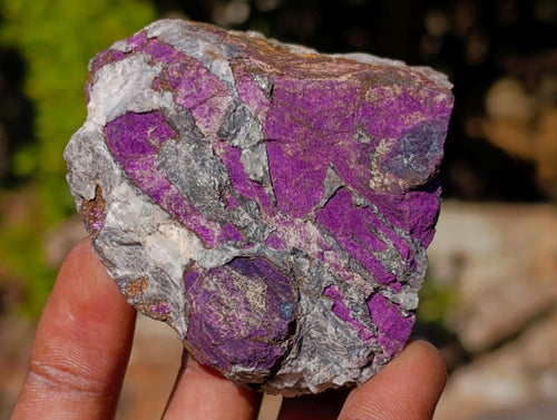 Natural Metallic Cobbed Purpurite Specimens x 12 From Erongo, Namibia - Toprock Gemstones and Minerals 
