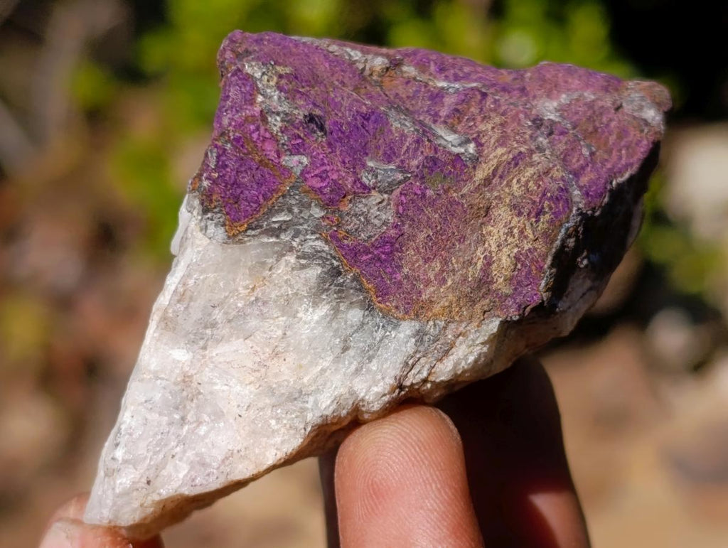 Natural Metallic Cobbed Purpurite Specimens x 12 From Erongo, Namibia - Toprock Gemstones and Minerals 