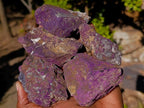 Natural Metallic Cobbed Purpurite Specimens x 12 From Erongo, Namibia - Toprock Gemstones and Minerals 