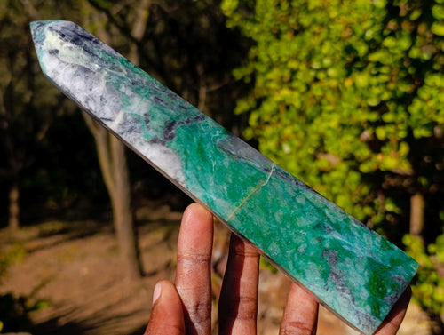 Polished Buddstone Display Towers x 2 From Swaziland - Toprock Gemstones and Minerals 