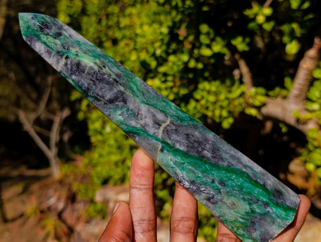 Polished Buddstone Display Towers x 2 From Swaziland - Toprock Gemstones and Minerals 