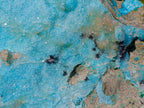 Natural Cabinet Sized Drusy Coated Chrysocolla Specimens x 3 From Lupoto Mine, Congo - Toprock Gemstones and Minerals 