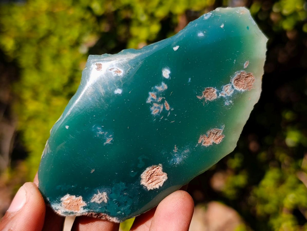 Polished on One Side Mtorolite Chrysoprase Slices x 24 From Mutorashanga, Zimbabwe - Toprock Gemstones and Minerals 