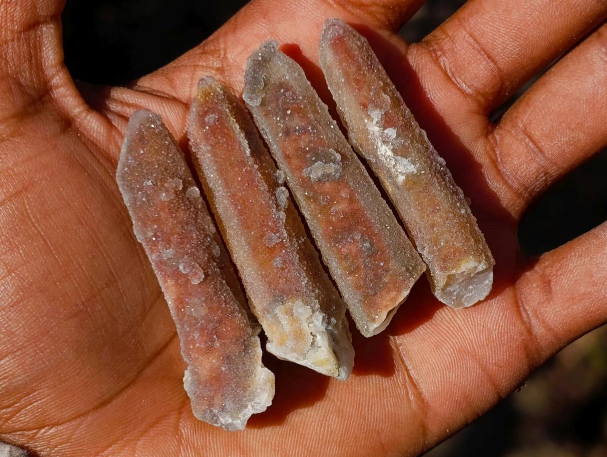 Natural Drusy Fairy Spirit Quartz Crystals x 70 From Boekenhouthoek, South Africa - Toprock Gemstones and Minerals 