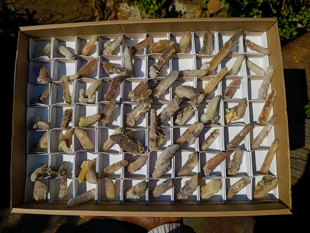 Natural Drusy Fairy Spirit Quartz Crystals x 70 From Boekenhouthoek, South Africa - Toprock Gemstones and Minerals 