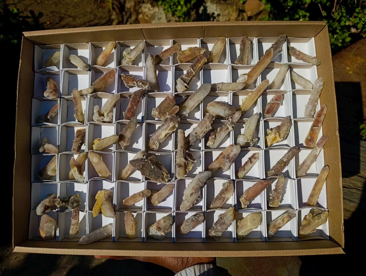 Natural Drusy Fairy Spirit Quartz Crystals x 70 From Boekenhouthoek, South Africa - Toprock Gemstones and Minerals 