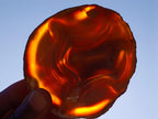 Polished Banded Agate Slices with Natural Edging x 12 From Madagascar - Toprock Gemstones and Minerals 