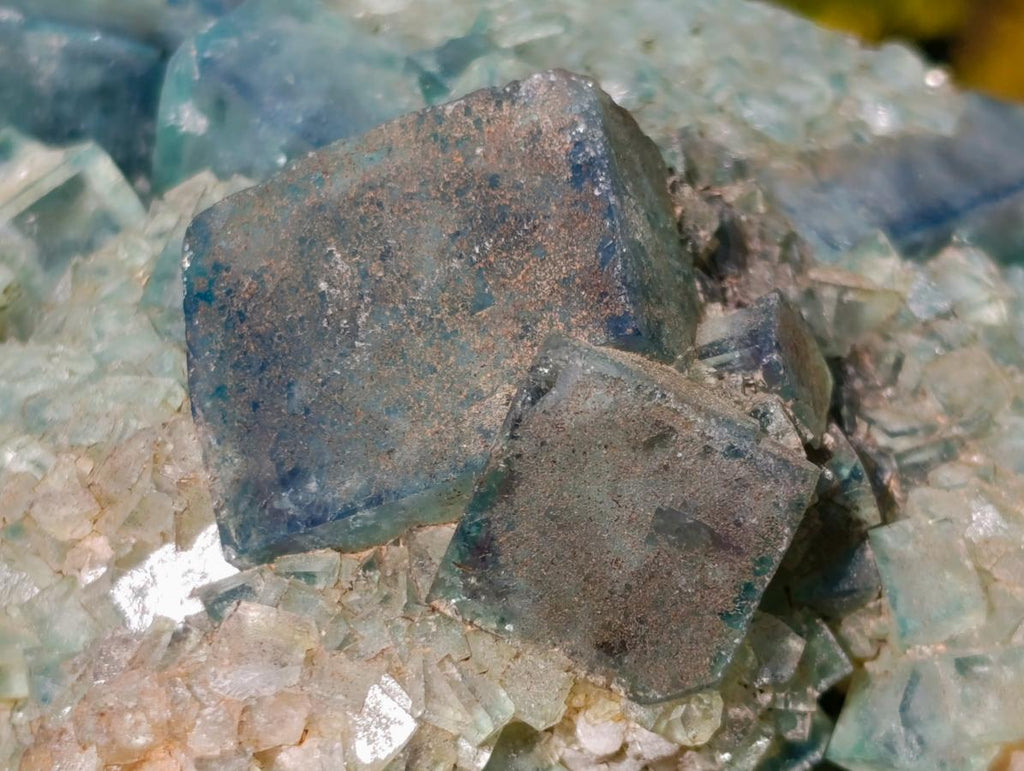 Natural Large Green Cubic Fluorite Specimen x 1 From Mandrosonoro, Madagascar - Toprock Gemstones and Minerals 