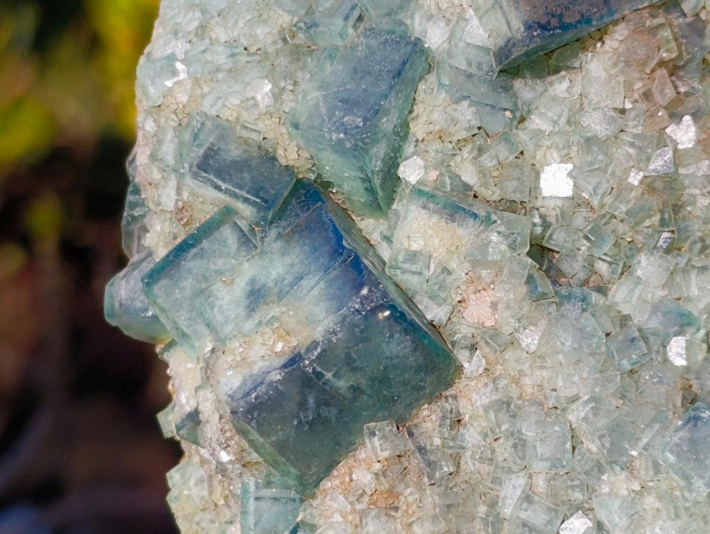 Natural Large Green Cubic Fluorite Specimen x 1 From Mandrosonoro, Madagascar - Toprock Gemstones and Minerals 