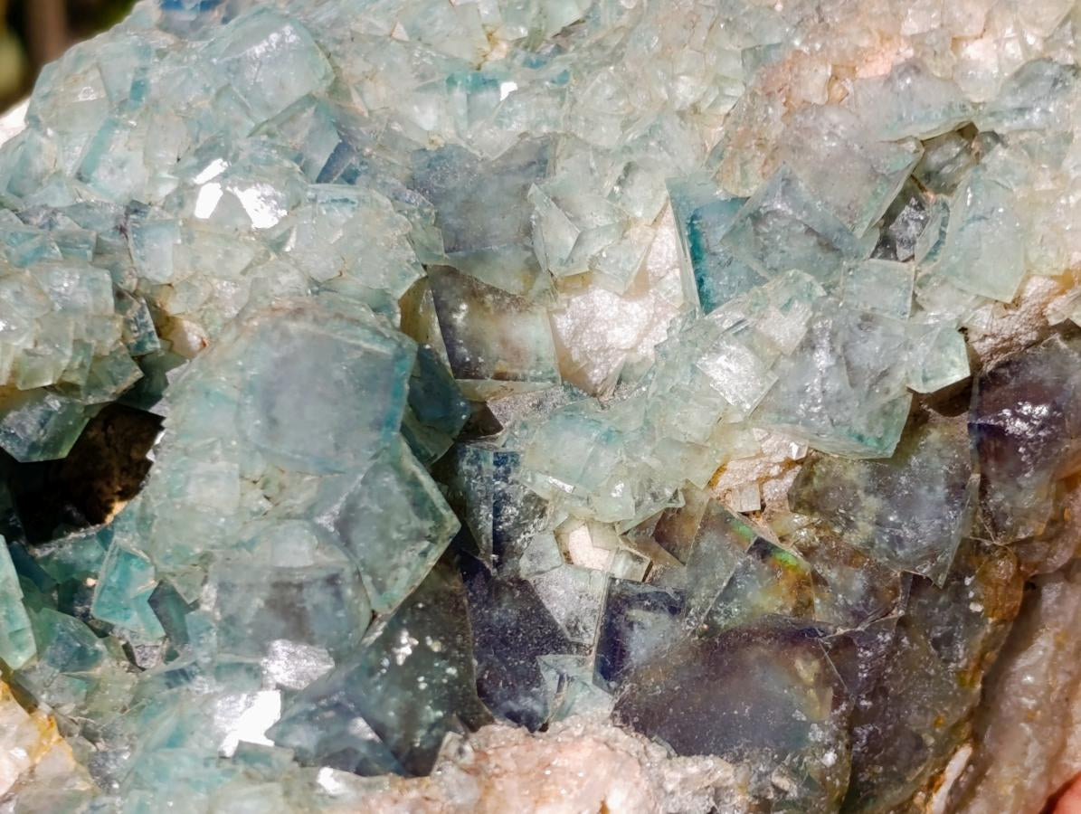 Natural Large Green Cubic Fluorite Specimen x 1 From Mandrosonoro, Madagascar - Toprock Gemstones and Minerals 
