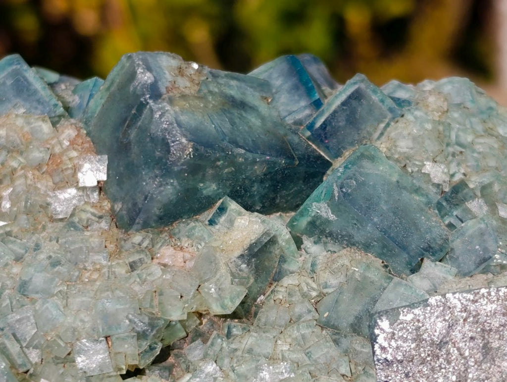 Natural Large Green Cubic Fluorite Specimen x 1 From Mandrosonoro, Madagascar - Toprock Gemstones and Minerals 
