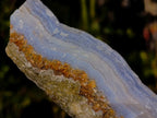Natural Blue Lace Agate Crystalline Plate Specimens x 2 From Namibia - Toprock Gemstones and Minerals 