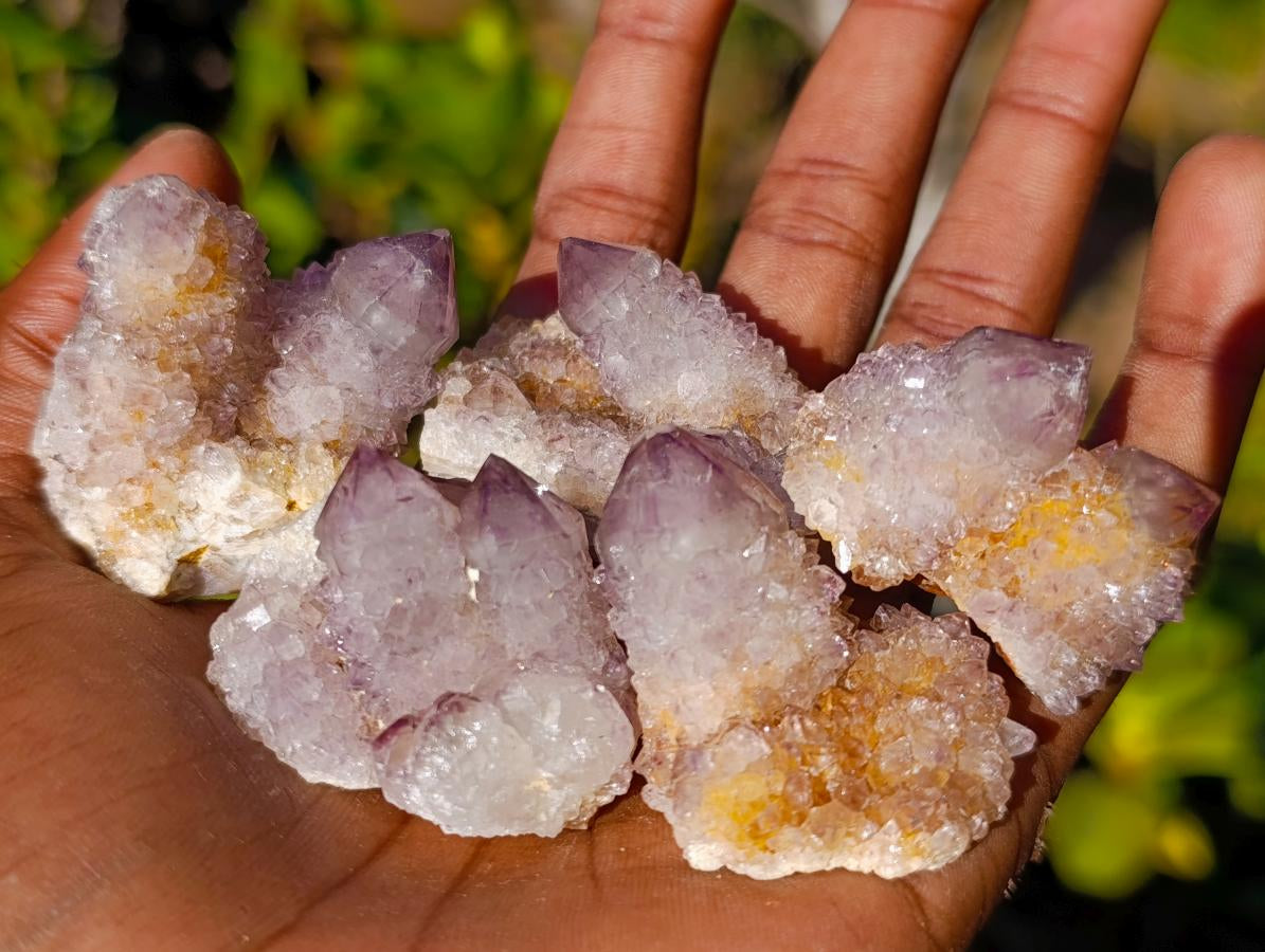 Natural Spirit Amethyst Crystals x 20 From Boekenhouthoek, South Africa - Toprock Gemstones and Minerals 