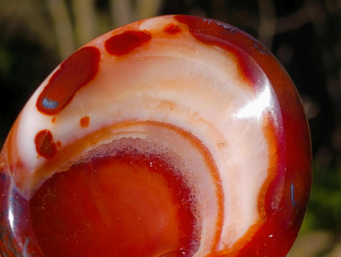 Polished Carnelian Agate Gemstone Bowls x 12 From Madagascar - Toprock Gemstones and Minerals 