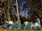 Natural Green Cubic Fluorite Specimens x 6 From Mandrosonoro, Madagascar - Toprock Gemstones and Minerals 