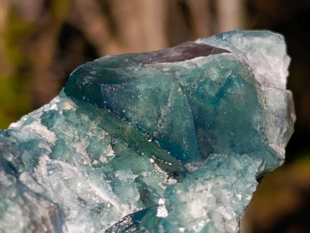 Natural Green Cubic Fluorite Specimens x 6 From Mandrosonoro, Madagascar - Toprock Gemstones and Minerals 