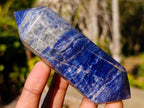 Polished Double Terminated Sodalite Crystals x 6 From Kunene River, Namibia - Toprock Gemstones and Minerals 