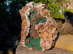 Natural XL Crystalline Ball Malachite Specimen with Quartz on Dolomite Matrix x 1 From Mindingi Mine, Congo - Toprock Gemstones and Minerals 
