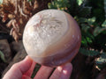 Polished Banded Agate Spheres with Quartz x 2 From Madagascar - Toprock Gemstones and Minerals 
