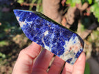 Polished Sodalite Display Crystals x 3 From Kunene River, Namibia - Toprock Gemstones and Minerals 