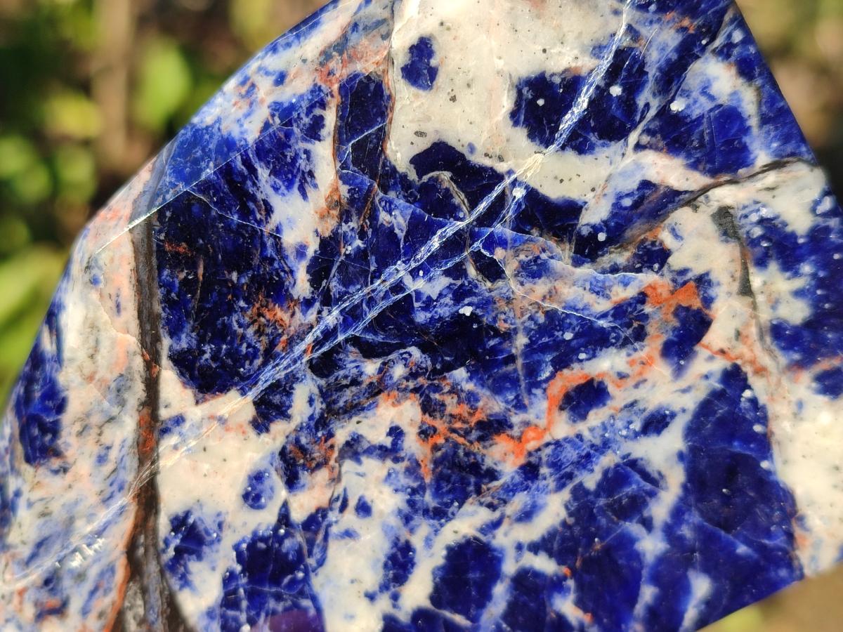 Polished Sodalite Display Crystals x 3 From Kunene River, Namibia - Toprock Gemstones and Minerals 