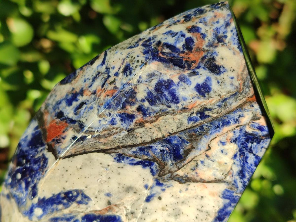 Polished Sodalite Display Crystals x 3 From Kunene River, Namibia - Toprock Gemstones and Minerals 