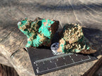 Natural Rare Bladed Barite Specimens with Malachite x 6 From Shangulowé Mine, Congo - Toprock Gemstones and Minerals 
