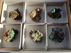 Natural Rare Bladed Barite Specimens with Malachite x 6 From Shangulowé Mine, Congo - Toprock Gemstones and Minerals 