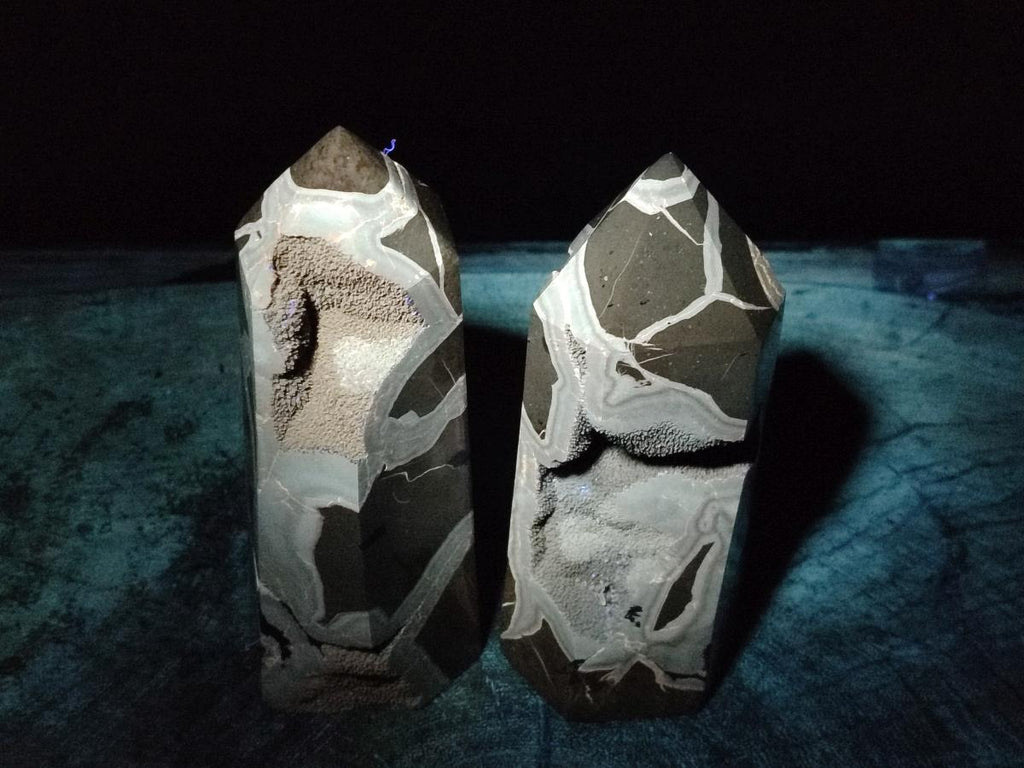 Polished Septerye Sauvage Display Crystals x 2 From Mahajanga, Madagascar - Toprock Gemstones and Minerals 