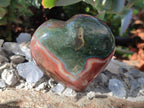 Polished Ocean Jasper Hearts x 6 From Northwest Coast, Madagascar - Toprock Gemstones and Minerals 