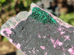 Natural Salrose Cobaltoan Dolomite Specimens with Malachite and Heterogenite x 12 From Kakanda, Congo - Toprock Gemstones and Minerals 