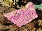 Natural Salrose Cobaltoan Dolomite Specimens with Malachite and Heterogenite x 12 From Kakanda, Congo - Toprock Gemstones and Minerals 