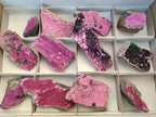 Natural Salrose Cobaltoan Dolomite Specimens with Malachite and Heterogenite x 12 From Kakanda, Congo - Toprock Gemstones and Minerals 